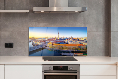 Painel de vidro Pontes fluviais de Berlim, Alemanha