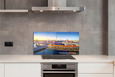 Painel de vidro Pontes fluviais de Berlim, Alemanha