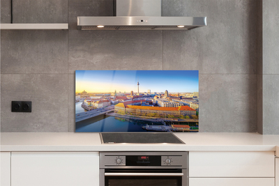 Painel de vidro Pontes fluviais de Berlim, Alemanha