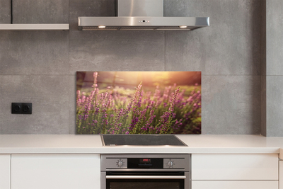 Painel de vidro Campo de urze