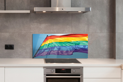 Painel de vidro Bandeira colorida