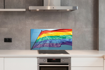 Painel de vidro Bandeira colorida