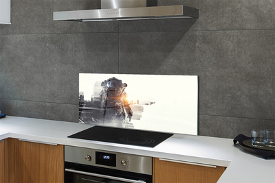 Painel de vidro Figura da cidade