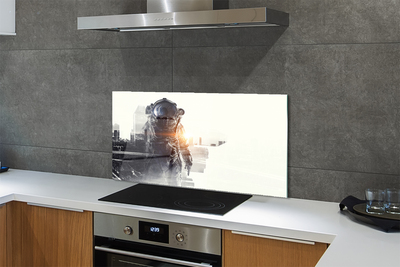 Painel de vidro Figura da cidade