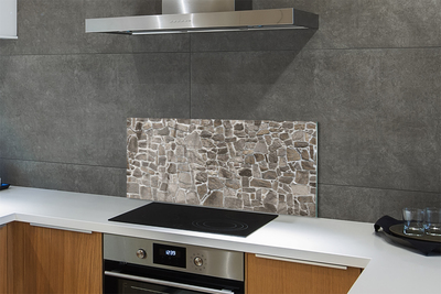 Painel de vidro Tijolo de concreto de pedra