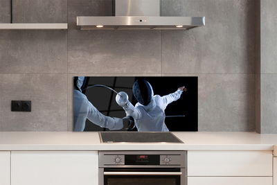 Painel de vidro Pessoas com roupas brancas