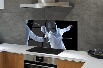 Painel de vidro Pessoas com roupas brancas