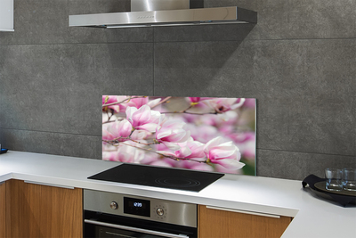 Painel de vidro Flores de árvores