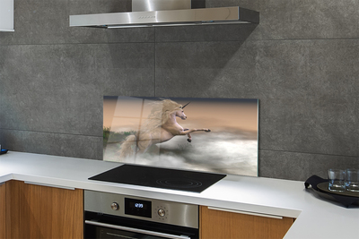 Painel de vidro Unicórnio da Nuvem