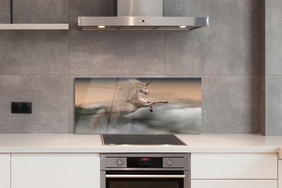 Painel de vidro Unicórnio da Nuvem