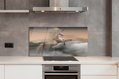 Painel de vidro Unicórnio da Nuvem