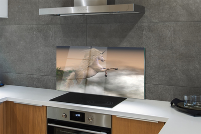 Painel de vidro Unicórnio da Nuvem