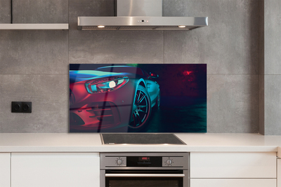 Painel de vidro Luzes do carro