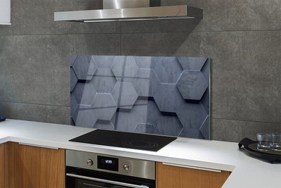 Painel de vidro Fatias de concreto de pedra