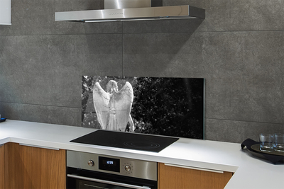 Painel de vidro Árvore de asas de anjo