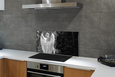 Painel de vidro Árvore de asas de anjo