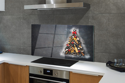 Painel de vidro decorações para árvores de Natal