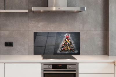 Painel de vidro decorações para árvores de Natal