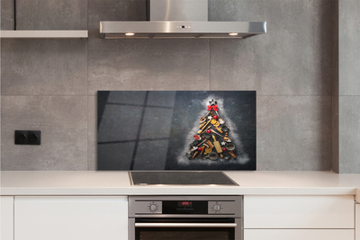 Painel de vidro decorações para árvores de Natal