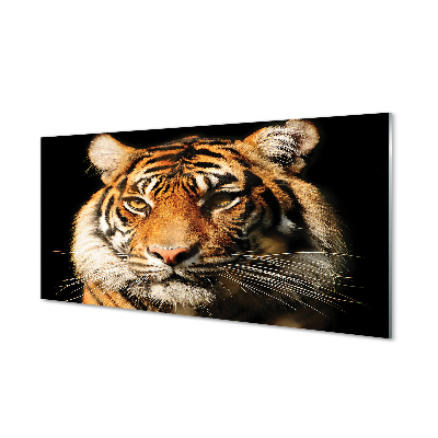 Painel de vidro Tigre