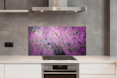 Painel de vidro Campo de urze