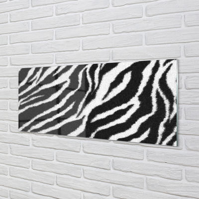 Painel de vidro Pele de zebra