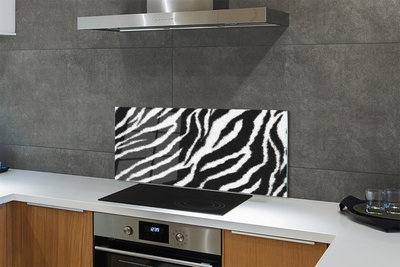 Painel de vidro Pele de zebra