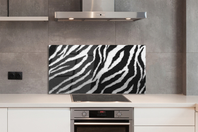 Painel de vidro Pele de zebra