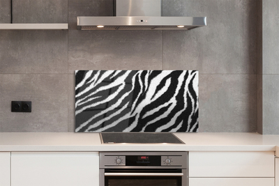 Painel de vidro Pele de zebra