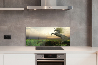 Painel de vidro Campo de unicórnios