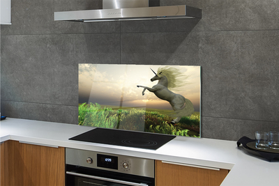 Painel de vidro Campo de unicórnios