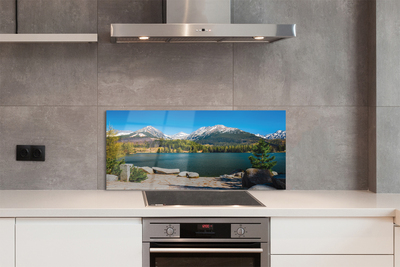 Painel de vidro Lago de montanha