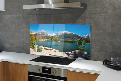 Painel de vidro Lago de montanha