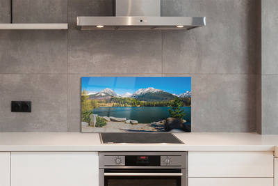 Painel de vidro Lago de montanha