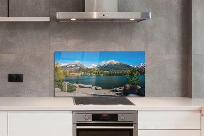 Painel de vidro Lago de montanha