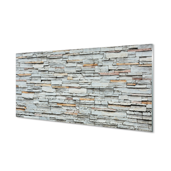 Painel de vidro Estrutura de parede de pedra