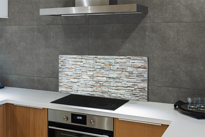 Painel de vidro Estrutura de parede de pedra