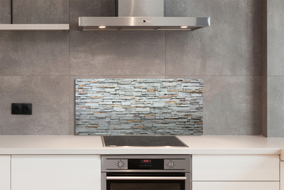 Painel de vidro Estrutura de parede de pedra