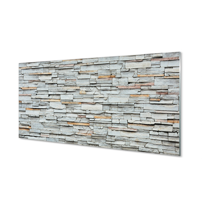 Painel de vidro Estrutura de parede de pedra