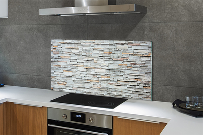 Painel de vidro Estrutura de parede de pedra