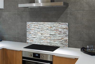 Painel de vidro Estrutura de parede de pedra