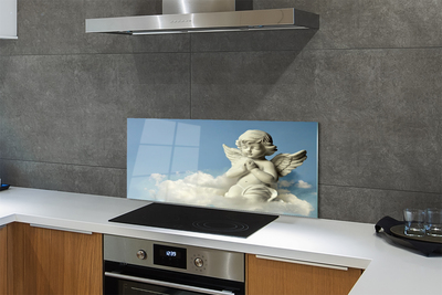 Painel de vidro Céu de nuvens de anjo