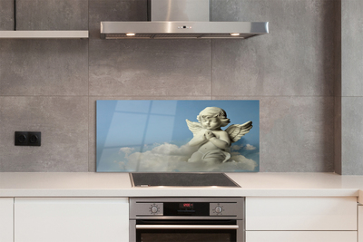 Painel de vidro Céu de nuvens de anjo