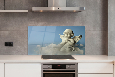 Painel de vidro Céu de nuvens de anjo