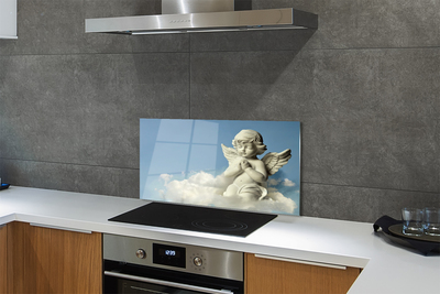 Painel de vidro Céu de nuvens de anjo