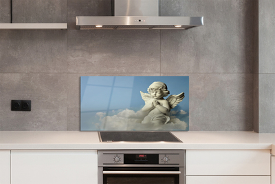 Painel de vidro Céu de nuvens de anjo