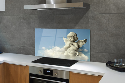 Painel de vidro Céu de nuvens de anjo