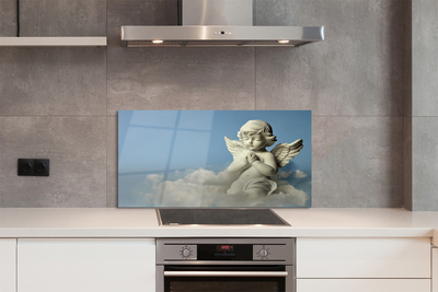 Painel de vidro Céu de nuvens de anjo