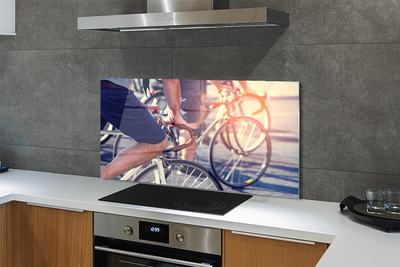 Painel de vidro Ciclistas