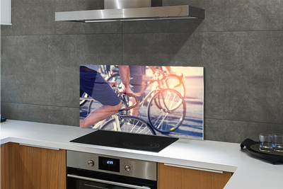 Painel de vidro Ciclistas